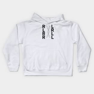 Paradiddle: RLRR LRLL Drum Rudiment Enthusiast Kids Hoodie